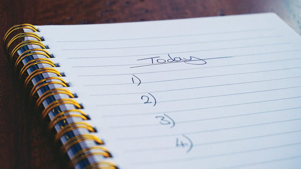 notebook for planning and applying agile principles